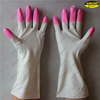 Latex long cuff household working dish washing gloves
