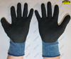 Anti cut nitrile palm coated safety hand gloves