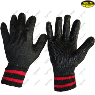  Wholesale women industrial garden soft rubber coated gloves