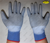 Cheap PVC Dotted PU Coated Industrial Cotton Gloves