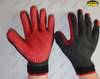 More elastic soft rubber coated 7G polycotton liner working gloves