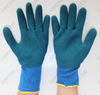 New Design Color Shell with Blue NBR Dipped Safety Glove for Daily Working