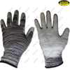 Single side knitted PVC dotted PU coated protective gloves