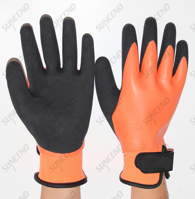 Cold Weather High-Vis Hand Protection with ANSI A2 Cut Resistance Winter Glove