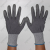 Grey PU Coated Polyester/nylon Liner Gloves