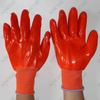 PVC Fully Dipped Working Gloves with Knitted Wrist