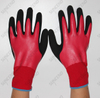 15 Gauge Polyester Seamless Knit Latex Fully Coated Work Glove 