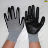 Nitrile Coated Foam Finish Nylon Liner Safety Work Gloves