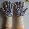 Aramid fiber heat resistant knitted cut resistant gloves