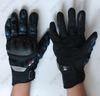 Quality PU Leather&Mesh Surface Kuncle Finger Protective Shell Motorcycle Glove