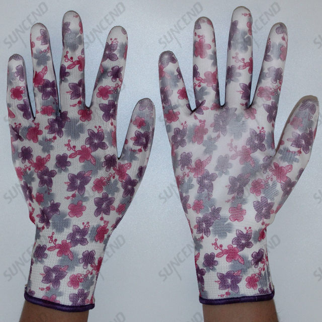 Anti-static PU Coated Safety Gloves for Electronics Industry