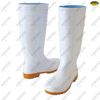 High cut waterproof full safety rubber steel toe rain boots