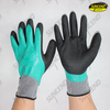 Double dipped sandy nitrile palm work gloves 