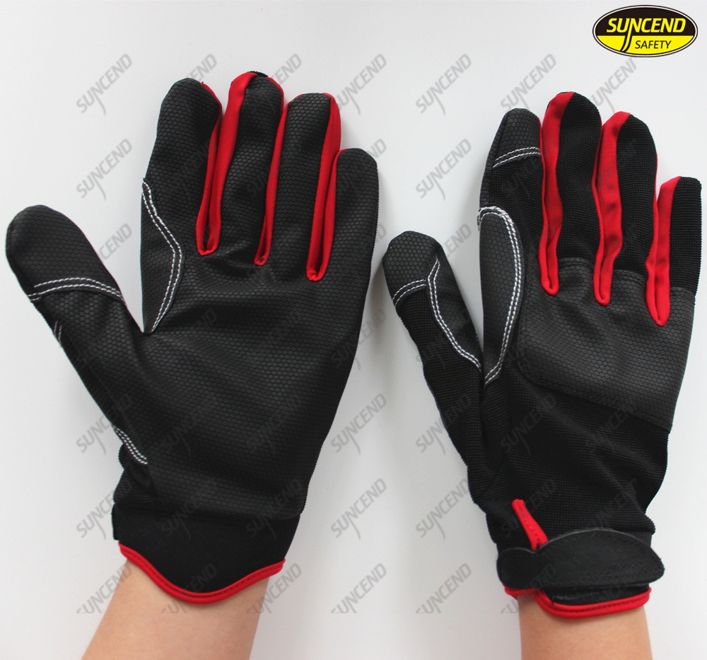 Custom Industrial Protective Electrical Mechanical Work Auto Mechanic Gloves