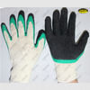 Factory price latex double dipped crinkle mechanical work gloves
