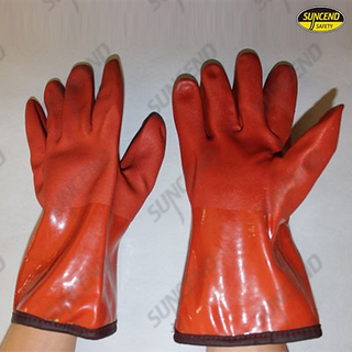 PVC Double dipped cold-resistant gloves