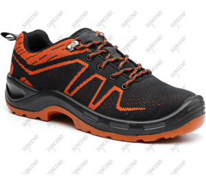 Simply style mesh upper rubber outsole breathable outdoor climbing hiking shoes 