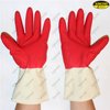 Custom logo hand protection long black latex household gloves