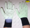 White PU coated nylon polyester safety hand work gloves