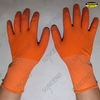 Nylon liner foam latex gloves