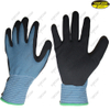 Black nitrile palm sandy coated mechanical safety gloves
