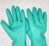 45cm/50cm Green Nitrile Chemical Resistant Working Gloves with Customized Liner