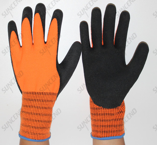 First Layer with HPPE Liner Second Layer with Arcylic Liner Cut Protection Work Glove for Winter Working