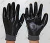 Black Nitrile Fully Coated Knit Cuff Safety Gloves