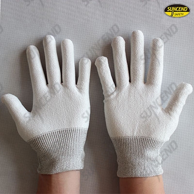 13G HPPE cut resistant gloves liner 