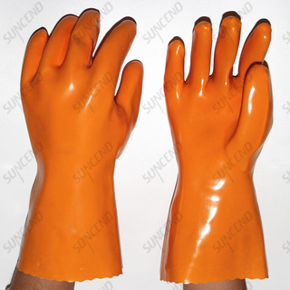PVC Fully Dipped Smooth Finish Gauntlet Available in Custom Size