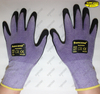 Sandy nitrile coated anti slip protective gloves