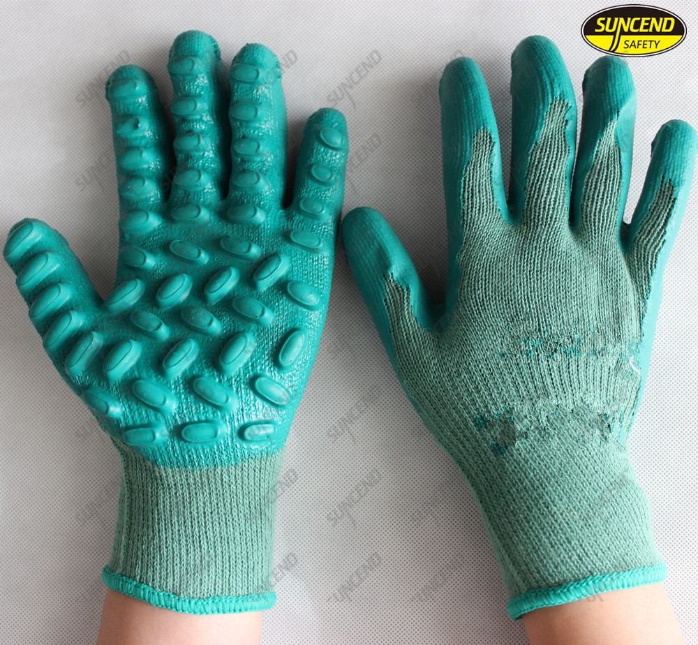 Anti vibration impact resistant working gloves