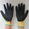 Garden household work 13G flower nylon crinkle latex women gloves