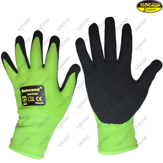 Industrial Working Safety Nitrile Coating Gloves
