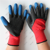 13gauge polyester work protective guantes de seguridad finger reinforced crinkle