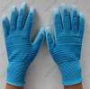Blue Color Nylon Lining White PU Palm Coated Glove