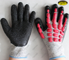 Cut resistant anti vibration safety impact work gloves