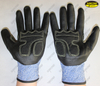 Industrial heavy duty impact oil field protection anti cut gloves