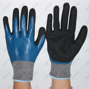 Double Nitrile Fully Coated Waterproof Cut Resistant Gloves with Wholesale Price And Customized Brand